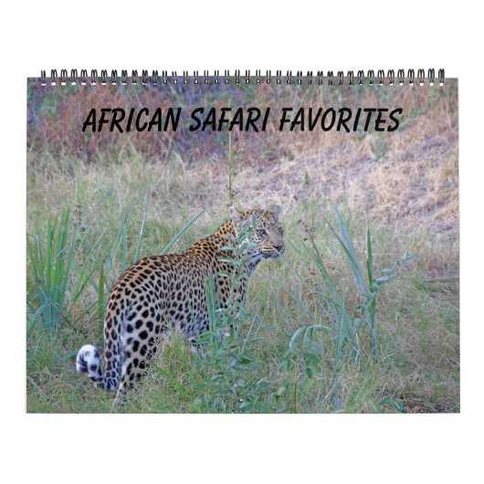 AFRIKANISCHER SAFARI-LIEBLINGS-KALENDER KALENDER (Titelbild)