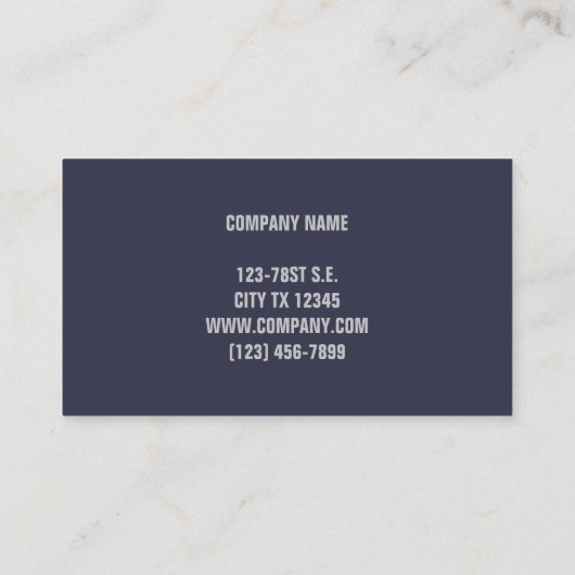 Afrikanischer Safari-Tier-Wildtiere Visitenkarte (Rückseite)