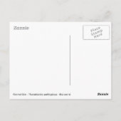 Afrikanischer Sakralibis Postkarte (Rückseite)