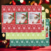 Afrikanischer Santa Add Kinder Geschenkpapier Set