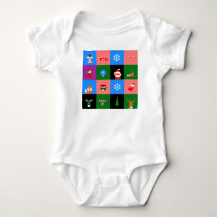 afrikanischer Santa-Claus Baby Strampler