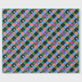 afrikanischer Santa-Claus Geschenkpapier (Flach)