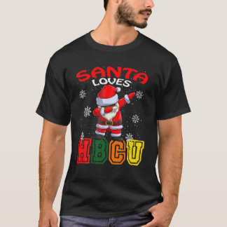 Afrikanischer Santa Claus HBCU Weihnachten 2021 T-Shirt