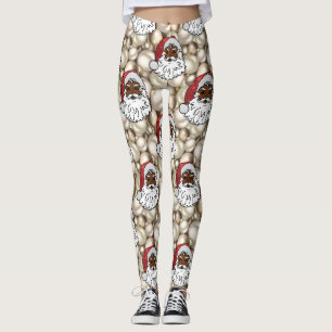 afrikanischer Santa-Claus Leggings