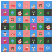 afrikanischer Santa-Claus Stoff (Muster)