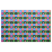 afrikanischer Santa-Claus Stoff (Fat Quarter (45,7 x 55,9 cm))