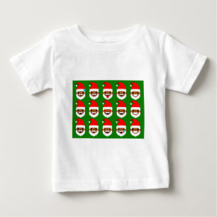 Afrikanischer Santa Emoji Emoticons Baby T-shirt