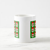 Afrikanischer Santa Emoji Emoticons Kaffeetasse (Mittel)
