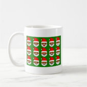 Afrikanischer Santa Emoji Emoticons Kaffeetasse (Links)