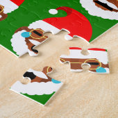 Afrikanischer Santa Emoji Emoticons Puzzle (Seite)