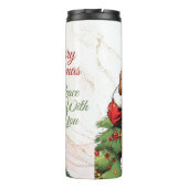 Afrikanischer Santa Stainless Tumbler Thermosbecher (Rückseite)