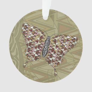 Afrikanischer Schwalbenschwanz-Acrylschmuck Ornament