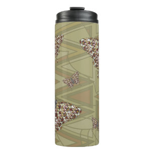 Afrikanischer Schwalbenschwanz-Thermalbecher Thermosbecher