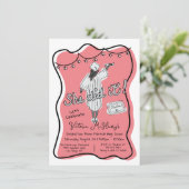 Afrikanischer Schwarzer Abschluss Einladung (Stehend Vorderseite)