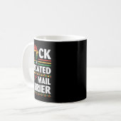 Afrikanischer Schwarzer Geschichtsmonat Schwarz un Kaffeetasse (Vorderseite Links)
