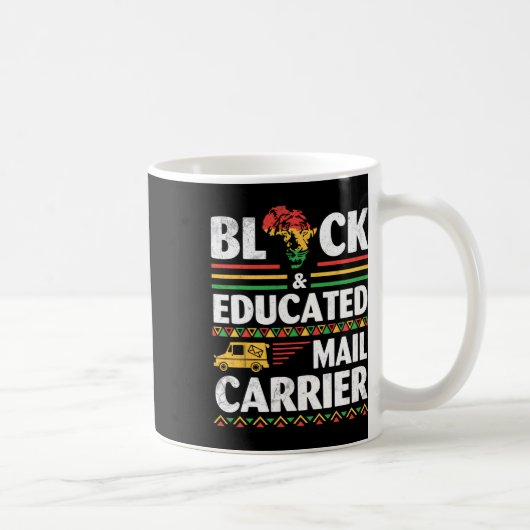 Afrikanischer Schwarzer Geschichtsmonat Schwarz un Kaffeetasse (Rechts)