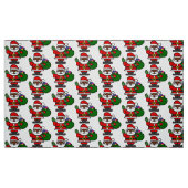 afrikanischer schwarzer Santa-Claus xmas Stoff (Fat Quarter (45,7 x 55,9 cm))