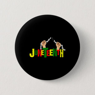 Afrikanischer Schwarzfisch seit 1865 Unabhängigkei Button
