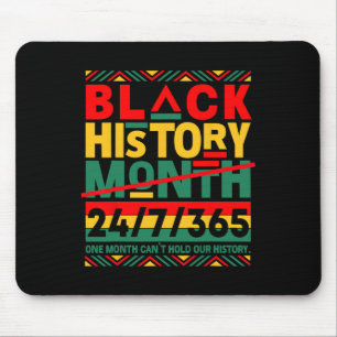 Afrikanischer Schwarzgeschichte Monat 24 7 375 Men Mousepad