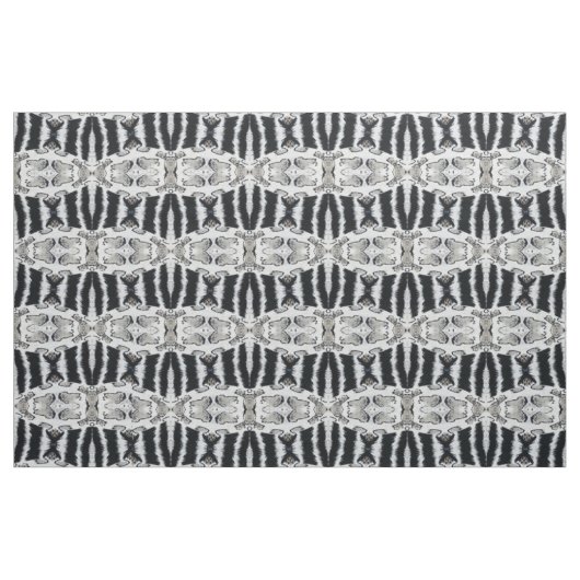 Afrikanischer Schwarzweiss-Druck Stoff (Yard (91,4 cm))