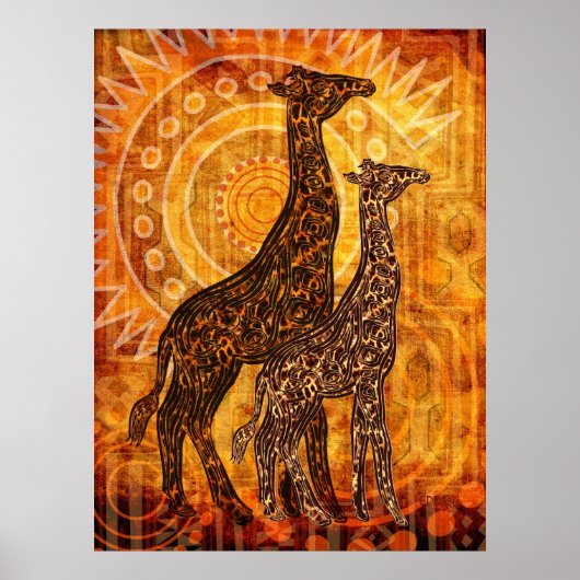 Afrikanischer Sommer Poster (Vorne)