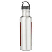 Afrikanischer Sonnenblumenkorb Edelstahlflasche (Rückseite)