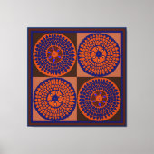 Afrikanischer Sonnenblumenkorb Leinwanddruck (Vorderseite)