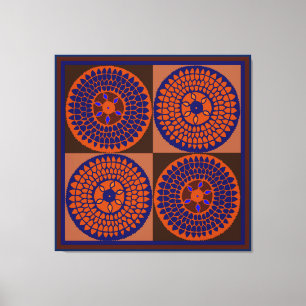 Afrikanischer Sonnenblumenkorb Leinwanddruck