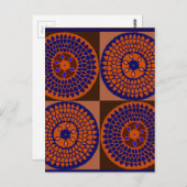 Afrikanischer Sonnenblumenkorb Postkarte (Vorne/Hinten)