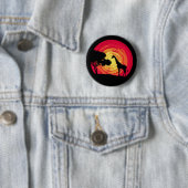 Afrikanischer Sonnenuntergang Button (Beispiel)