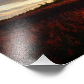 Afrikanischer Sonnenuntergang Fotodruck (Ecke)