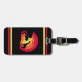 Afrikanischer Sonnenuntergang Gepäckanhänger (Vorderseite horizontal)