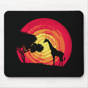 Afrikanischer Sonnenuntergang Mousepad