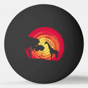 Afrikanischer Sonnenuntergang Tischtennisball