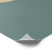 afrikanischer Stamm verziert Poster (Ecke)