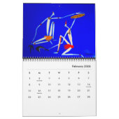 Afrikanischer Stammes- Kunst-Kalender Kalender (Feb 2026)