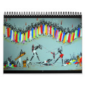Afrikanischer Stammes- Kunst-Kalender Kalender (Titelbild)