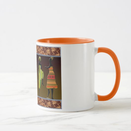 Afrikanischer Stammesfuß Tasse (Rechts)
