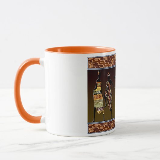 Afrikanischer Stammesfuß Tasse (Links)