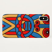 afrikanischer Stammeskrieger Case-Mate iPhone Hülle (Rückseite (Horizontal))