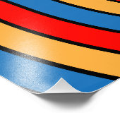 Afrikanischer Stammeskrieger Fotodruck (Ecke)