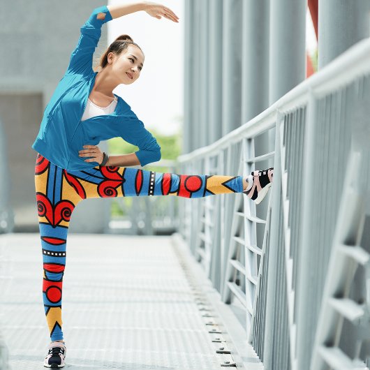 afrikanischer Stammeskrieger Leggings