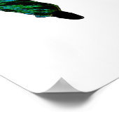 Afrikanischer Stammestanz Poster (Ecke)