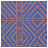 Afrikanischer Stil Nahtlose Muster. Blaue Farbe Stoff (Nahaufnahme)
