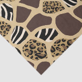 Afrikanischer Stil Tierausdruck "Safari" Gewebepap Seidenpapier (Ausschnitt)