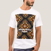 Afrikanischer Stoff Fusion T-Shirt (Vorderseite)