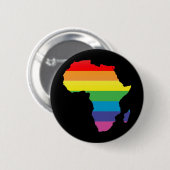afrikanischer Stolz. Button (Vorne & Hinten)
