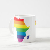 afrikanischer Stolz. Kaffeetasse (Vorderseite Links)