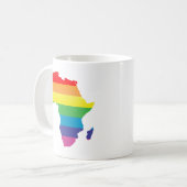 afrikanischer Stolz. Kaffeetasse (Vorderseite Links)