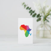 afrikanischer Stolz. Visitenkarte (Stehend Vorderseite)